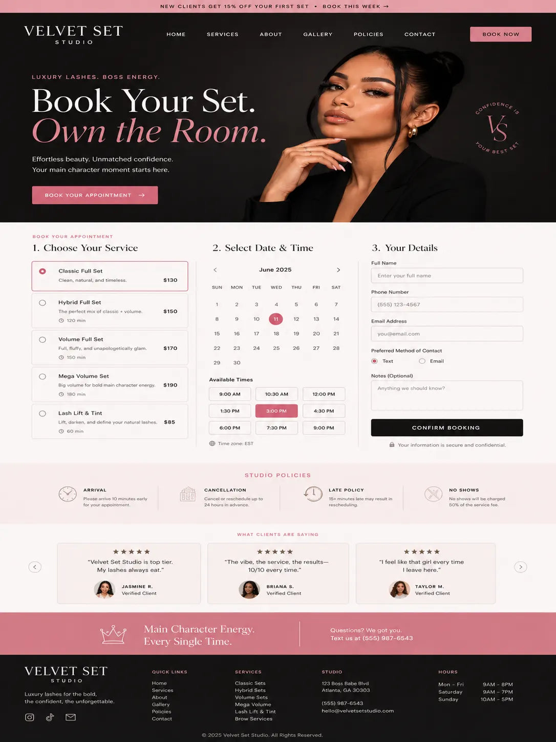Booking Site — unsilabs